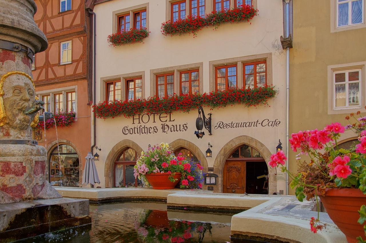 Historik Hotel Gotisches Haus Garni Rothenburg ob der Tauber Zewnętrze zdjęcie